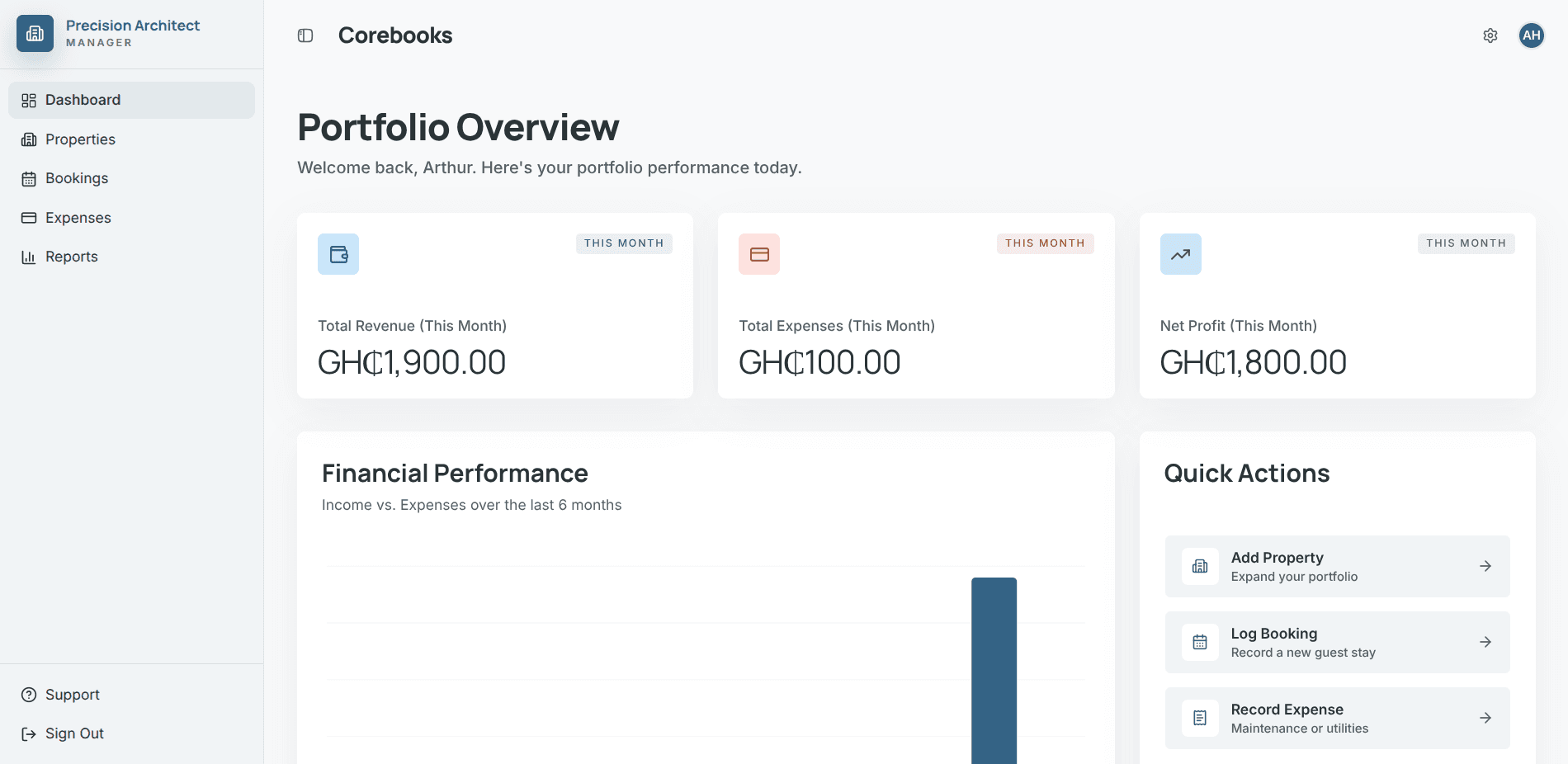 Accounting Tools interface preview